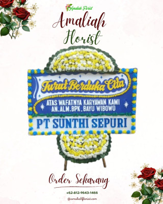 Papan Bunga Duka di Cipeucang